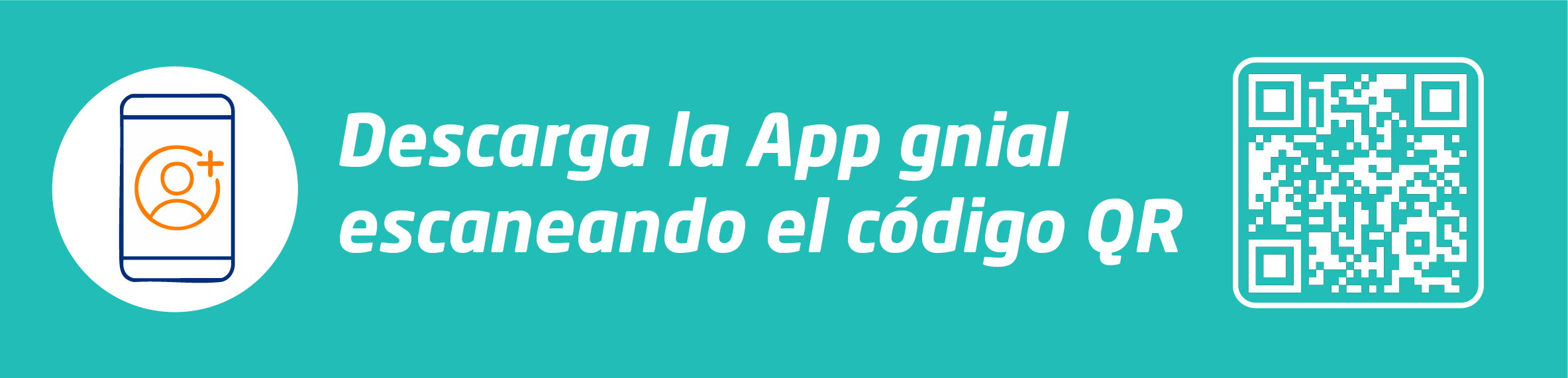 Código qr app gnial
